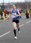 Laura Weightman brings Morpeth home in first place in the senior womens Elswick Road Relays.